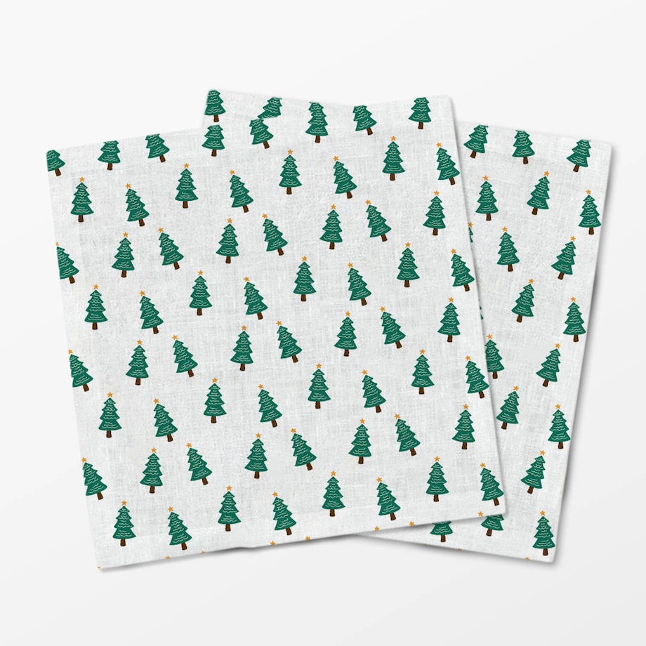 Serwetki świąteczne - Choinki (2 szt.)