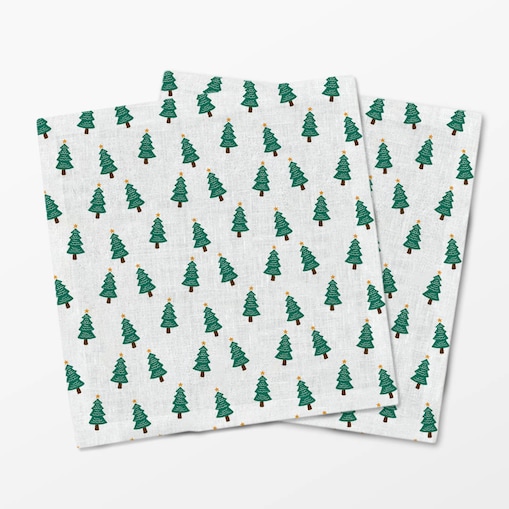 Serwetki świąteczne - Choinki (2 szt.)