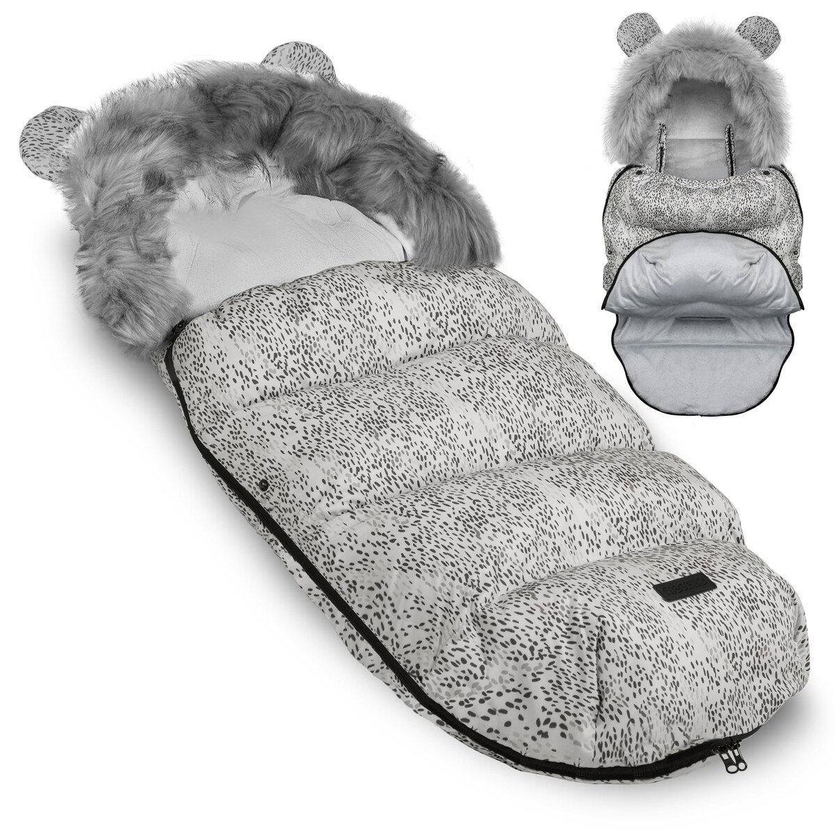 Śpiworek zimowy do wózka gondoli na sanki gruby Ricokids