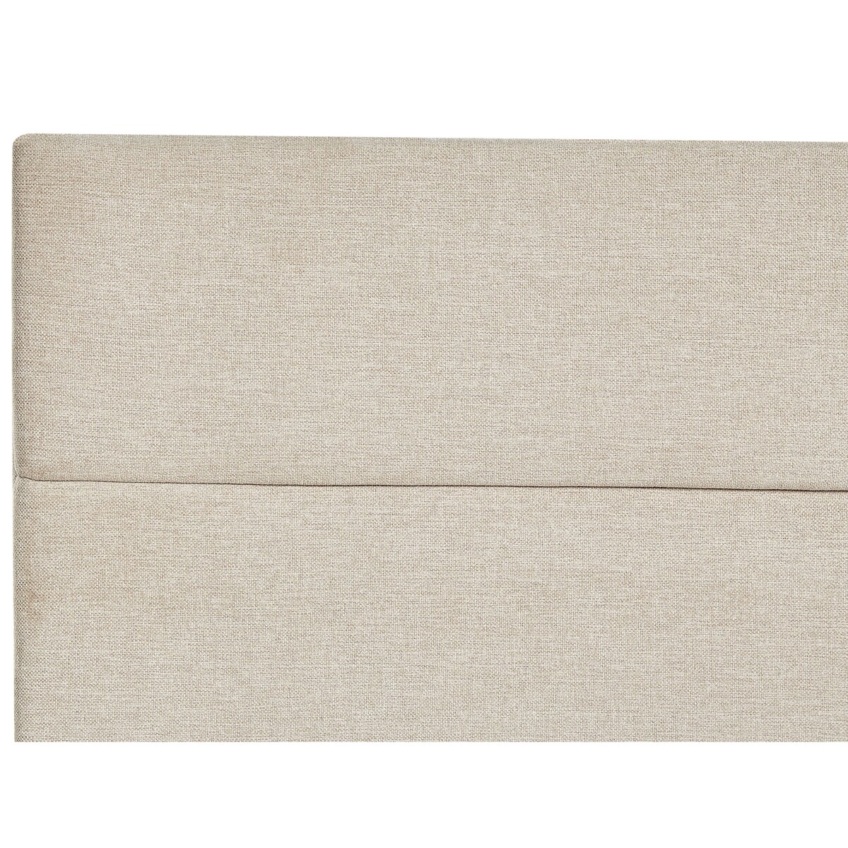 Łóżko kontynentalne z pojemnikami 160 x 200 cm beżowe ARISTOCRAT