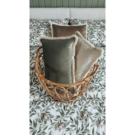 Poduszka delux woodland forest green