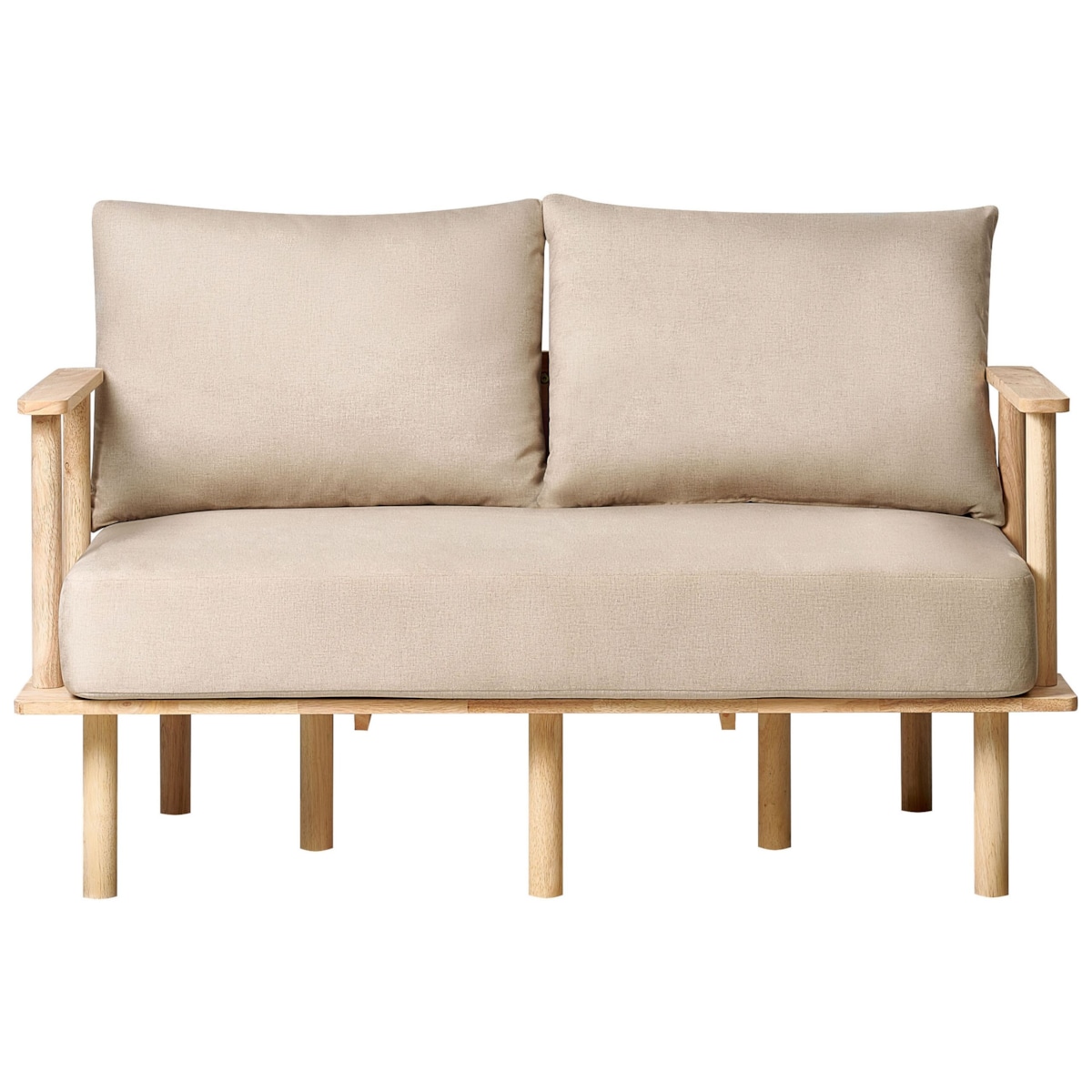 Sofa 2-osobowa beżowa ASKER