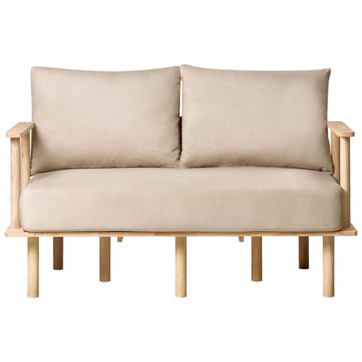 Sofa 2-osobowa beżowa ASKER