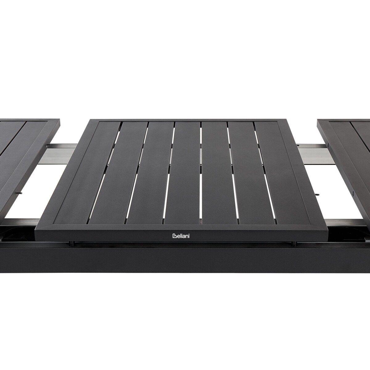 Zestaw ogrodowy dla 8 osób VALCANETTO/BUSSETO Metal Czarny