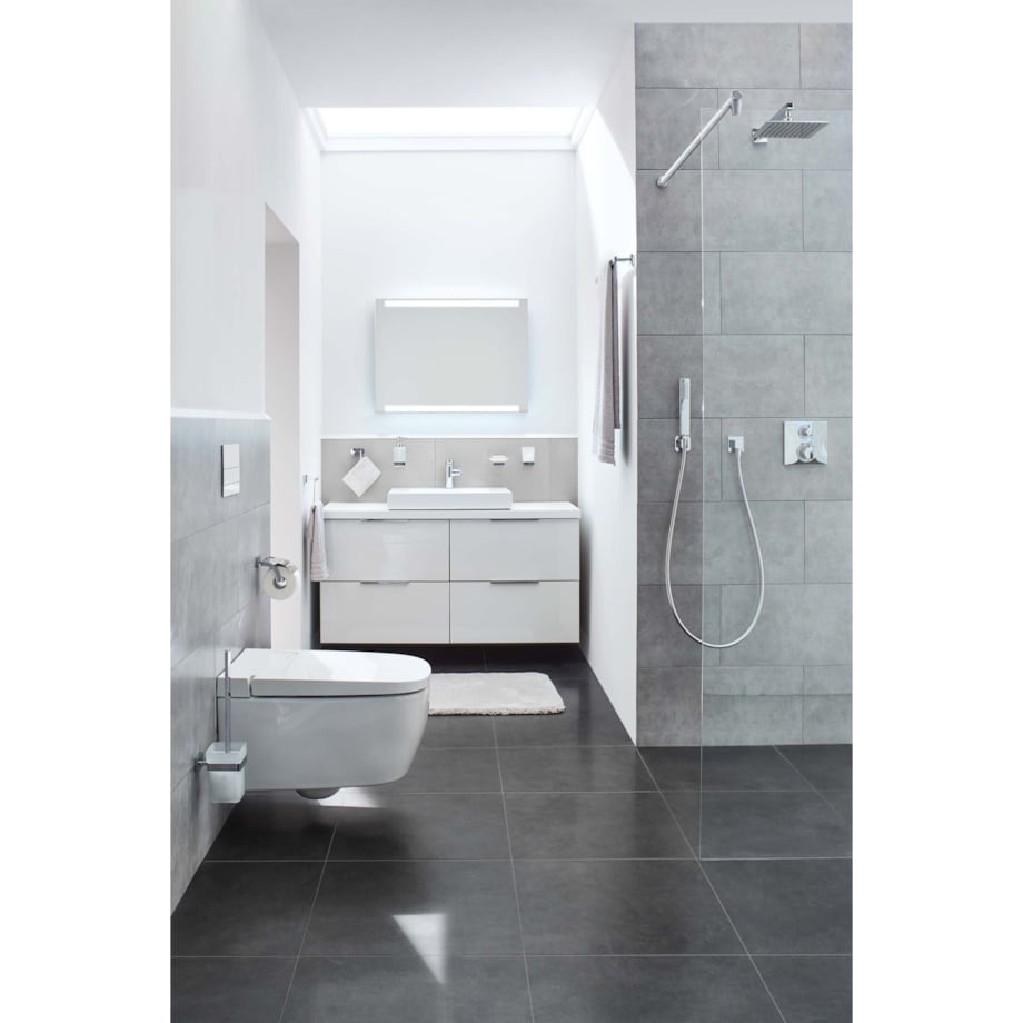 Kleine Wolke Meo Ścienny Kubek łazienkowy szkło mleczne