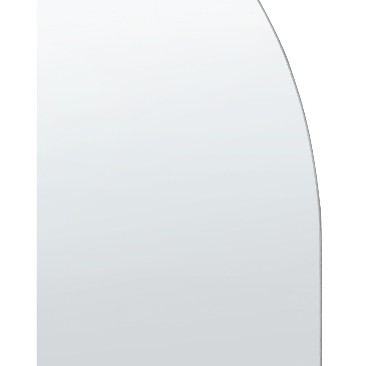 Owalne lustro ścienne 40 x 80 cm srebrne ALFORTVILLE