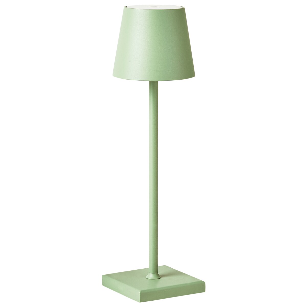 Bezprzewodowa lampa stołowa LED BACEIRO Metal Jasnozielony