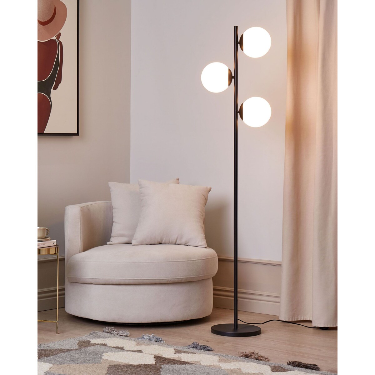 Lampa podłogowa WADI Metal Czarny