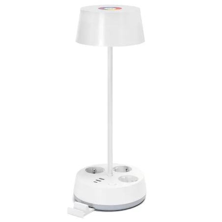 lampa stołowa z listwą zasilajacą led-4.6w 3000k/4000k/6500k-450lm