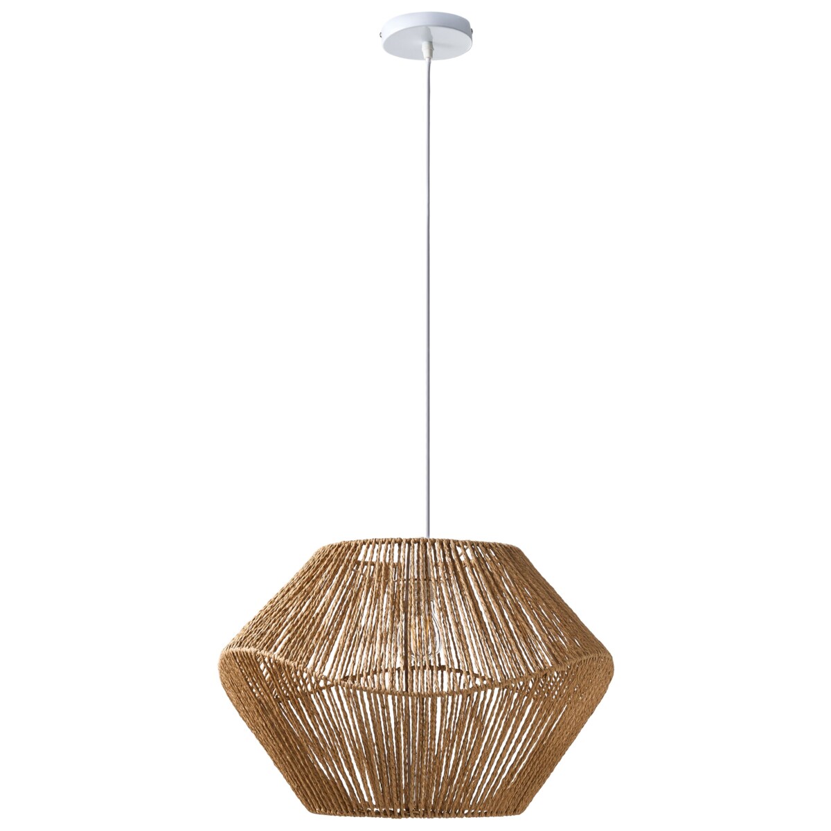 Lampa wisząca YAMBOU Papierowa plecionka Naturalny