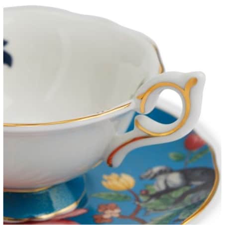 Filiżanka do herbaty ze spodkiem Sapphire Garden Wonderlust Wedgwood