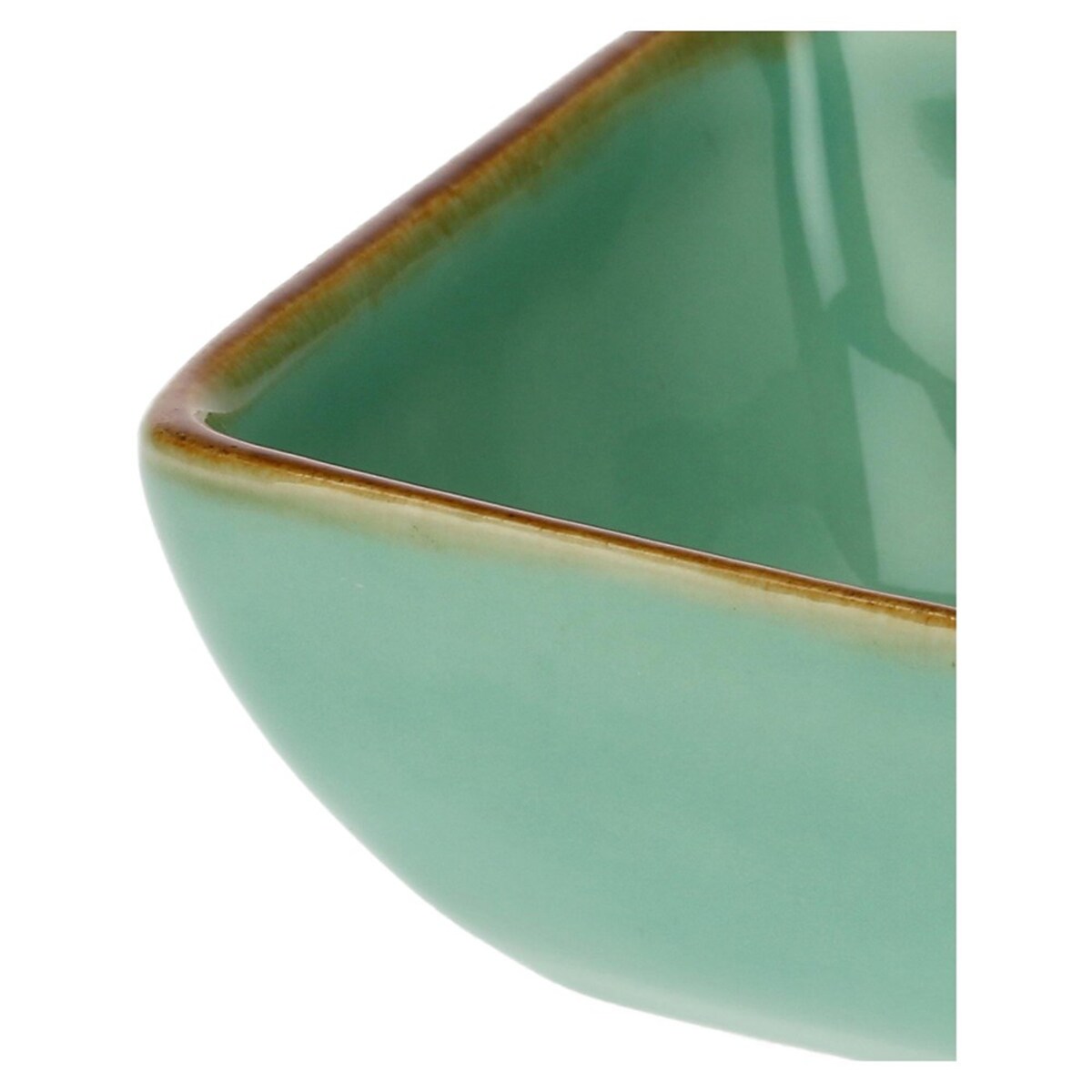 Zestaw 6 kwadratowych miseczek Concerto Verde Acqua - Miętowy, 8 cm