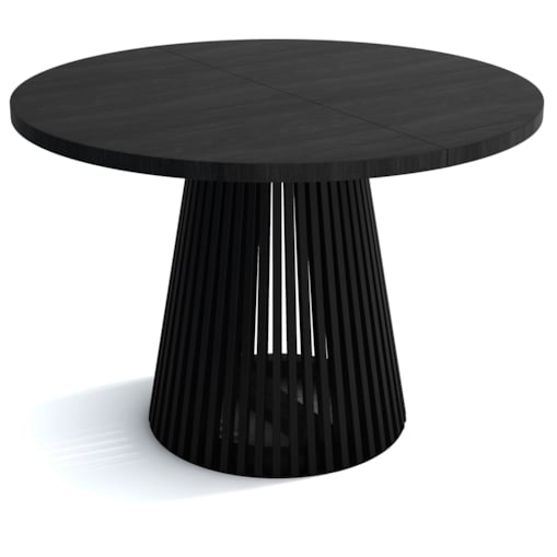 Stół DUSTO rozkładany z lamelami 100/200 Czarny