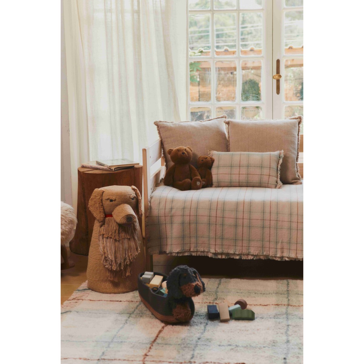 Poduszka Handloom Blue Sage Wouf Wouf – Lorena Canals