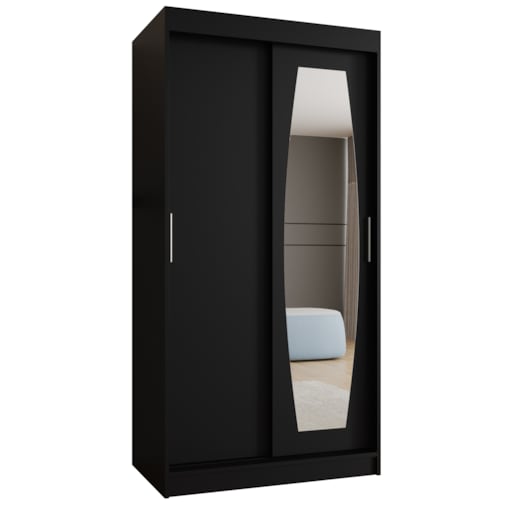 Szafa przesuwna ROSSA 100 czarny