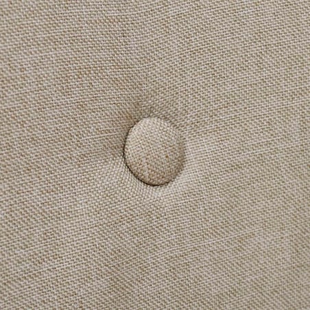 vidaXL Krzesła do jadalni, 6 szt., beżowe, tkanina i lity dąb