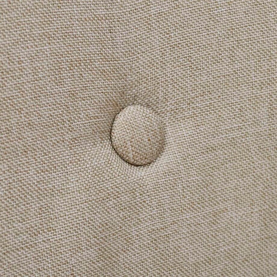 vidaXL Krzesła do jadalni, 6 szt., beżowe, tkanina i lity dąb