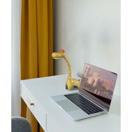 Lampka biurkowa K-BL1601 ŻÓŁTY z serii ŻYRAFA