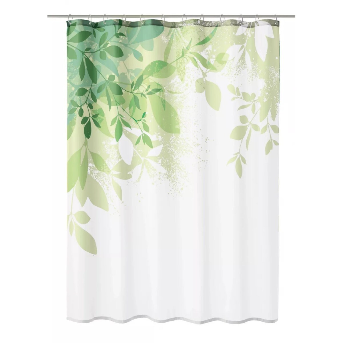 Kleine Wolke Floresta Tekstylna Zasłona prysznicowa zielony 120x200 cm