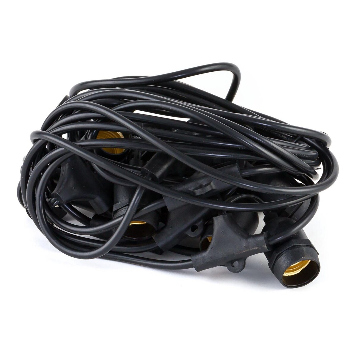 Girlanda świetlna | Wodoodporna | Żarówki LED 10m IP44 | Czarna