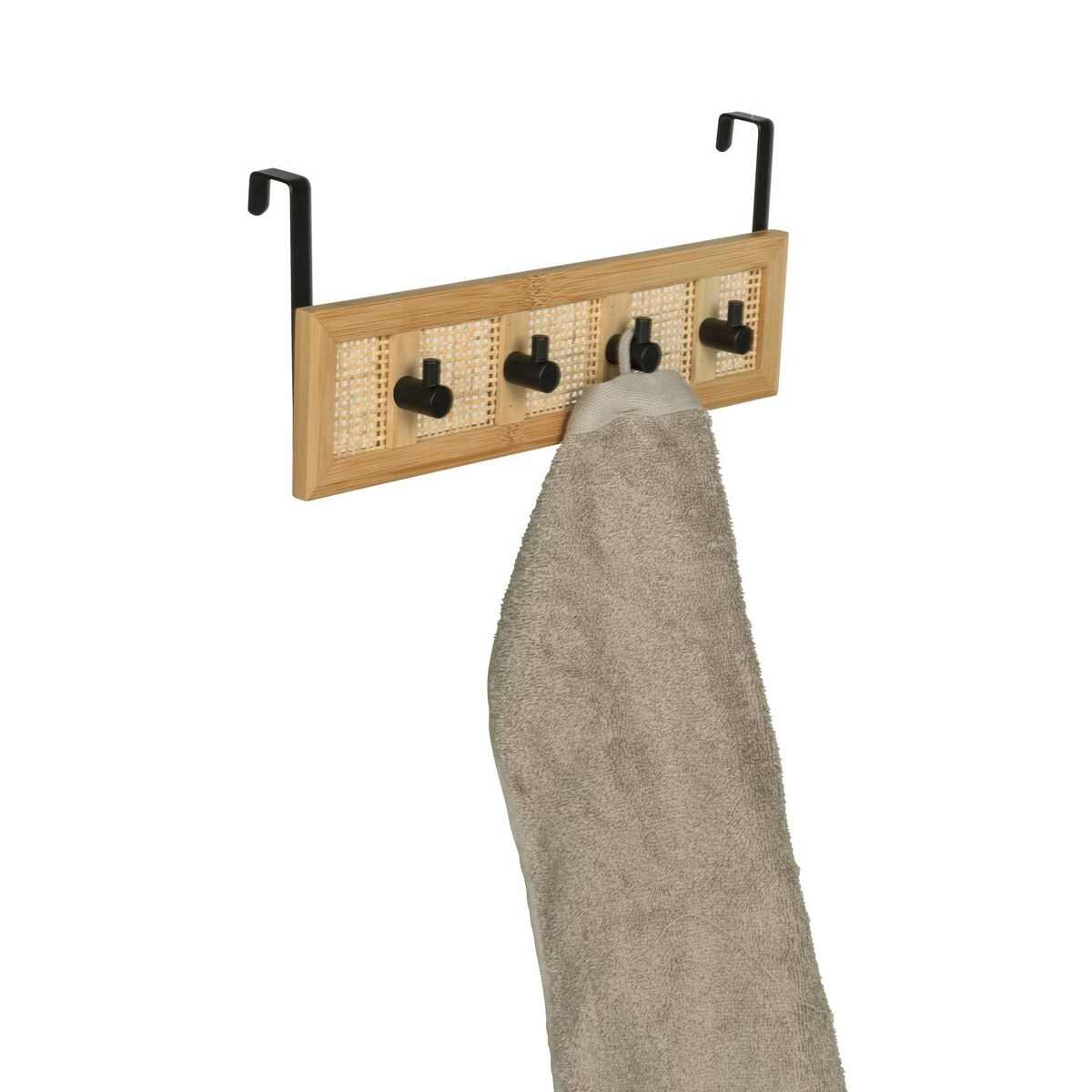 Wieszak na drzwi ALLEGRE BAMBOO, 4 haczyki, WENKO