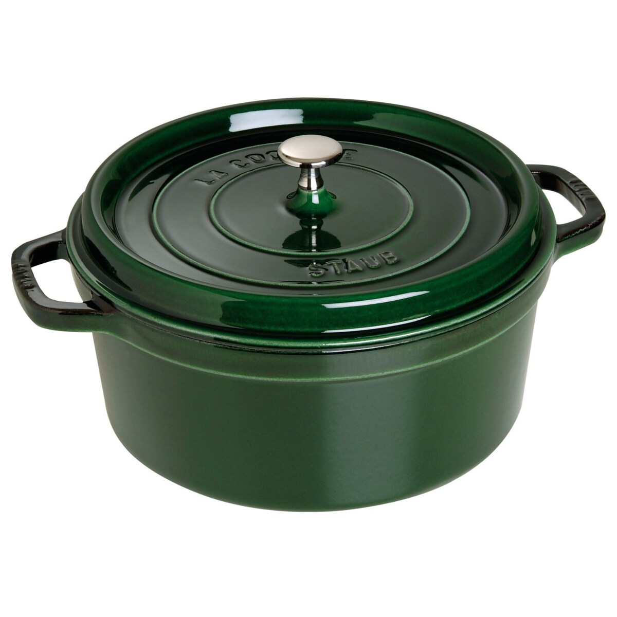 Garnek żeliwny okrągły Staub - 6.7 ltr, Zielony