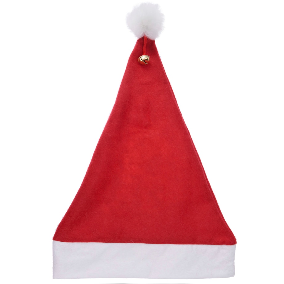 Czapka Mikołaja Mikołajki Świąteczna Z Dzwonkiem