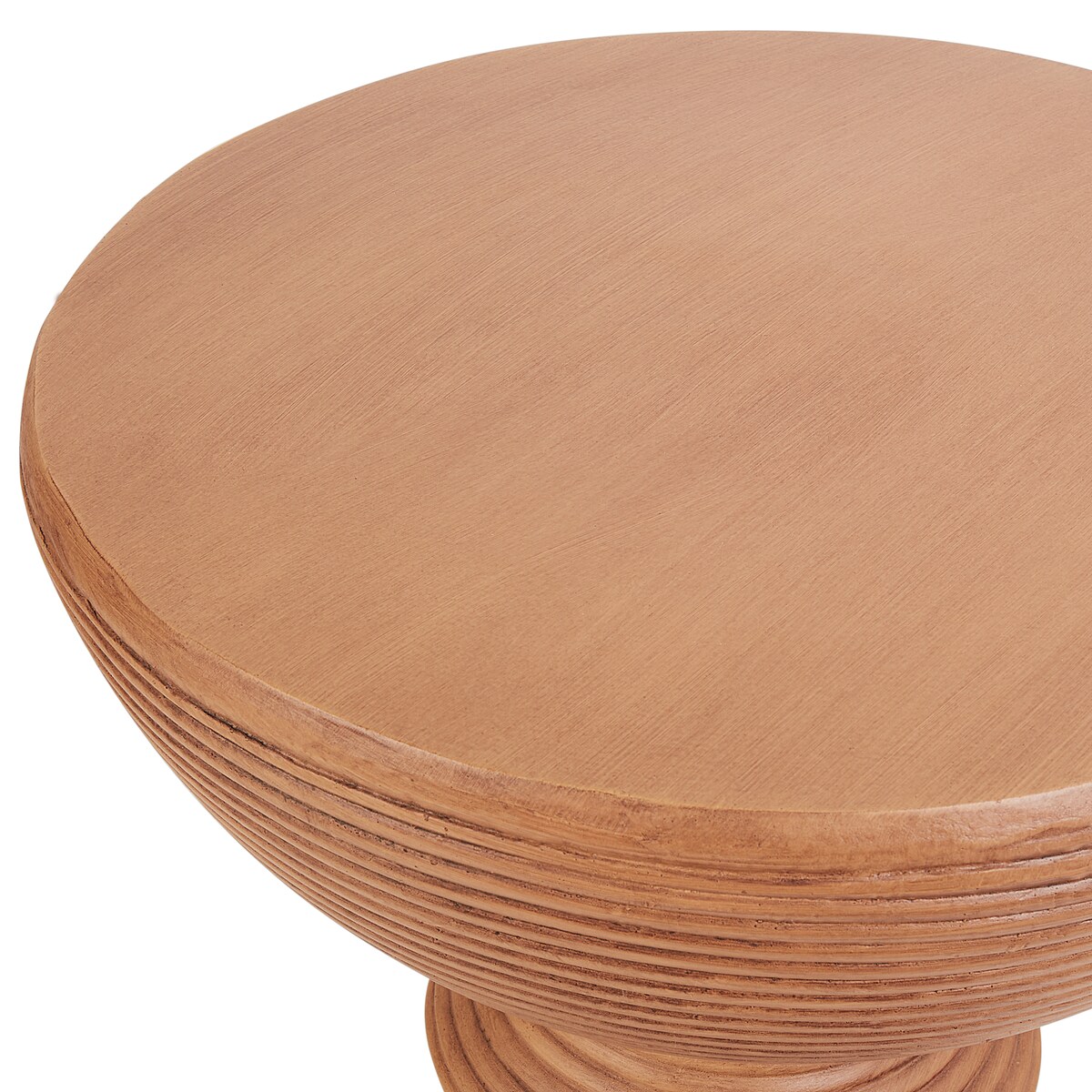 Stolik pomocniczy CALDARO 40 cm 40 cm Imitacja drewna Brązowy