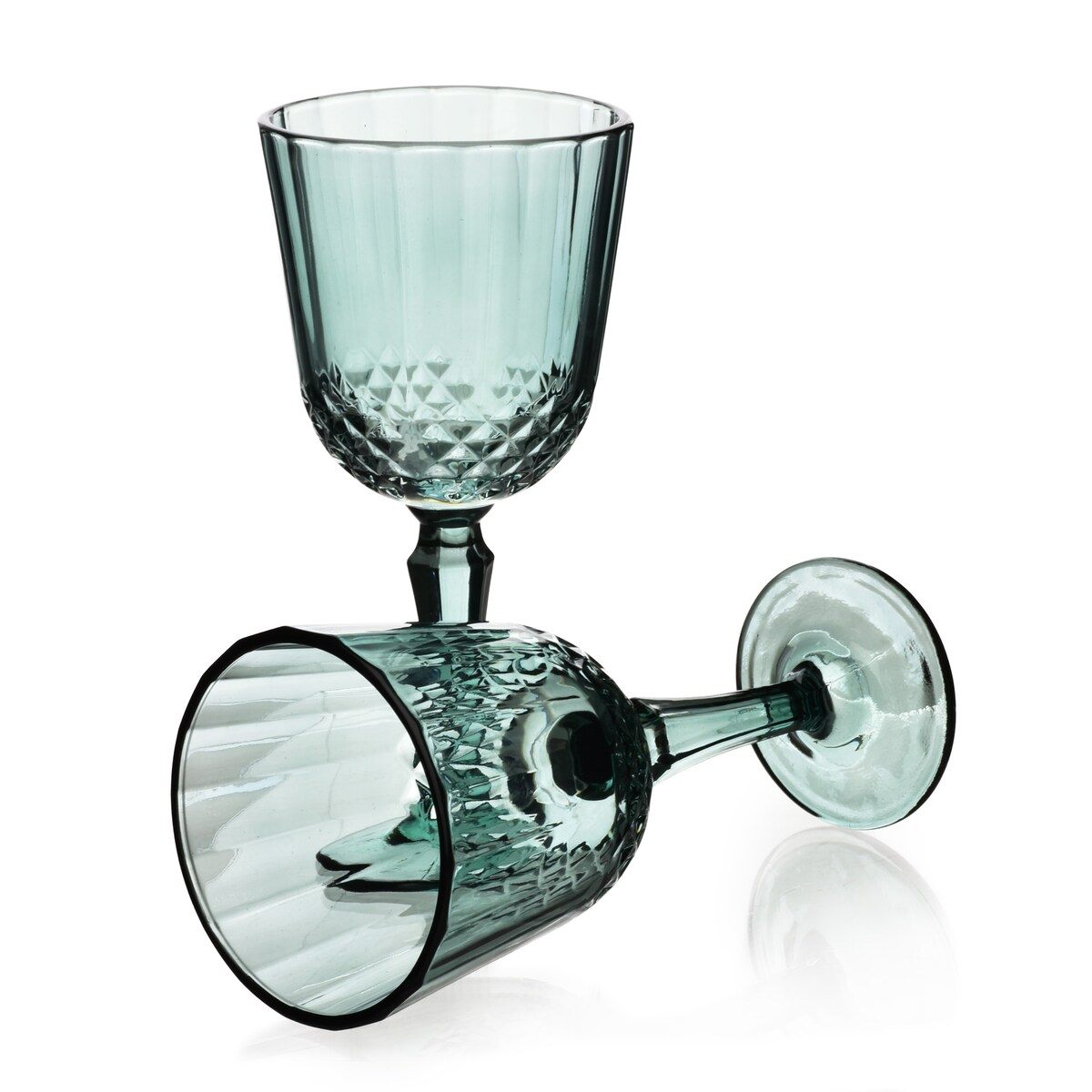 ELLA GREEN Komplet 4 kieliszków 300ml9x7x18.5cm