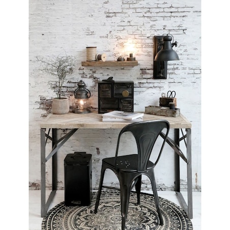 Kinkiet metalowy postarzany z wysięgnikiem Factory