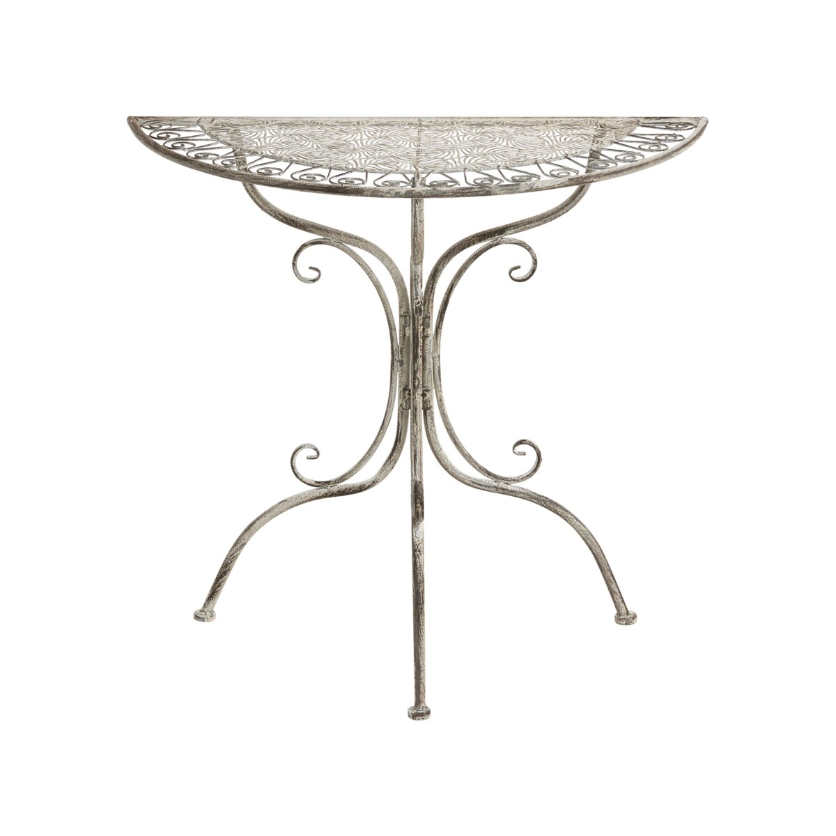 Stolik bistro NURRA 36 x 80 cm Metal Szary