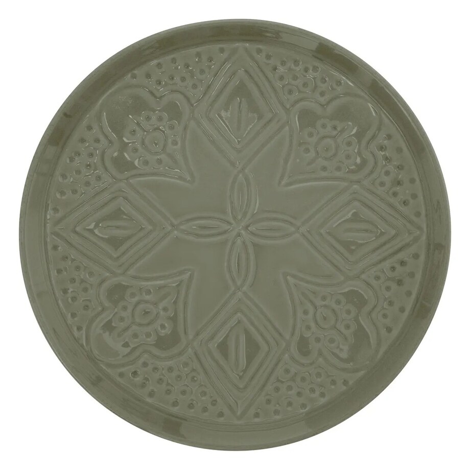 Komplet 6 talerzy deserowych Sienna zielone 20 cm