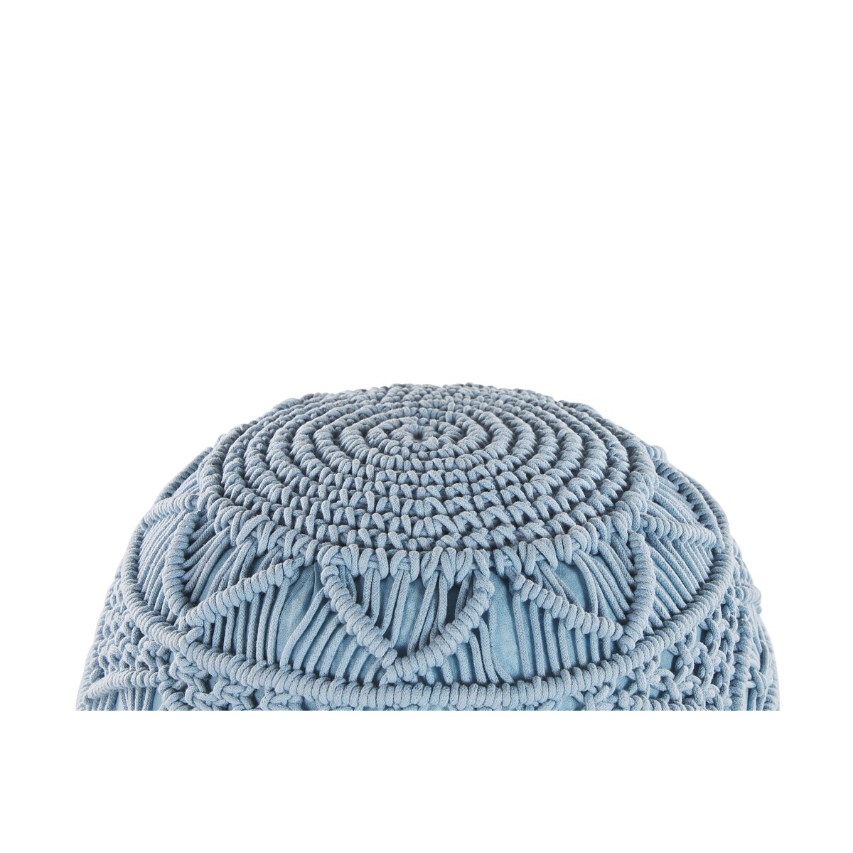 Puf ⌀ 40 cm niebieski KAYSERI