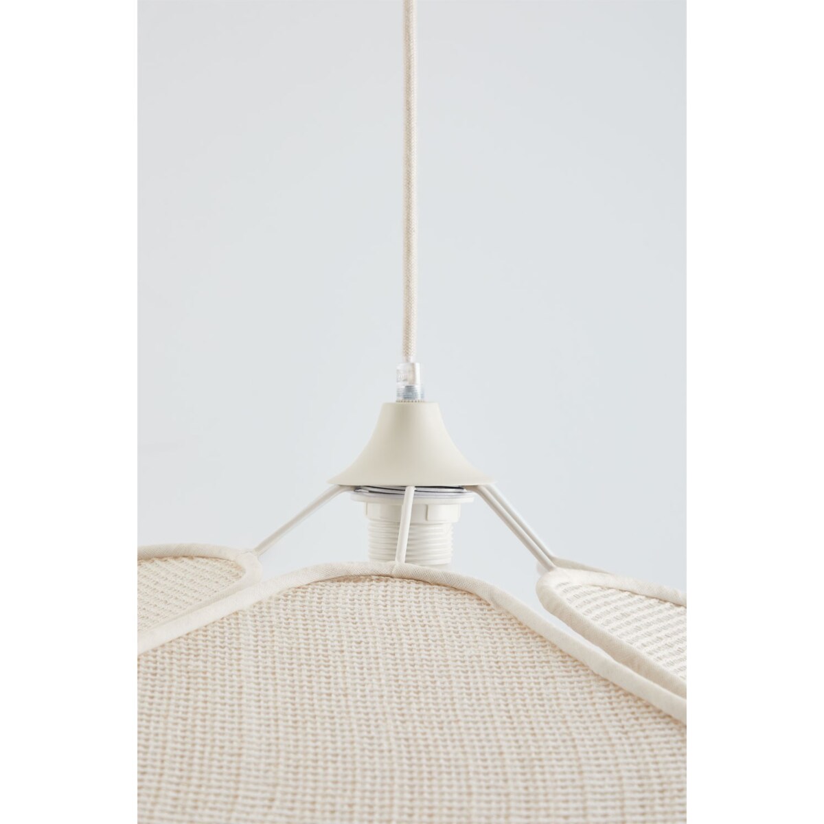 Lampa sufitowa kremowa Benavid Ø100 cm