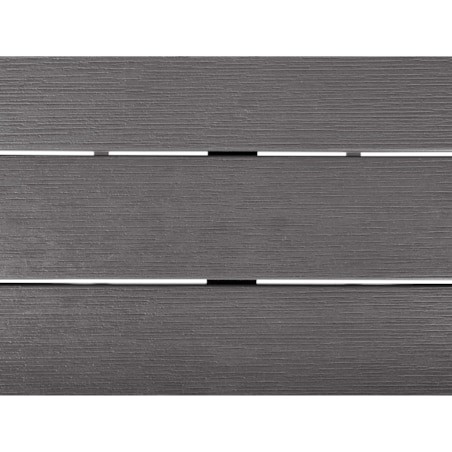 Stolik ogrodowy barowy ADIRONDACK 60 cm 59 cm Materiał syntetyczny Ciemnoszary