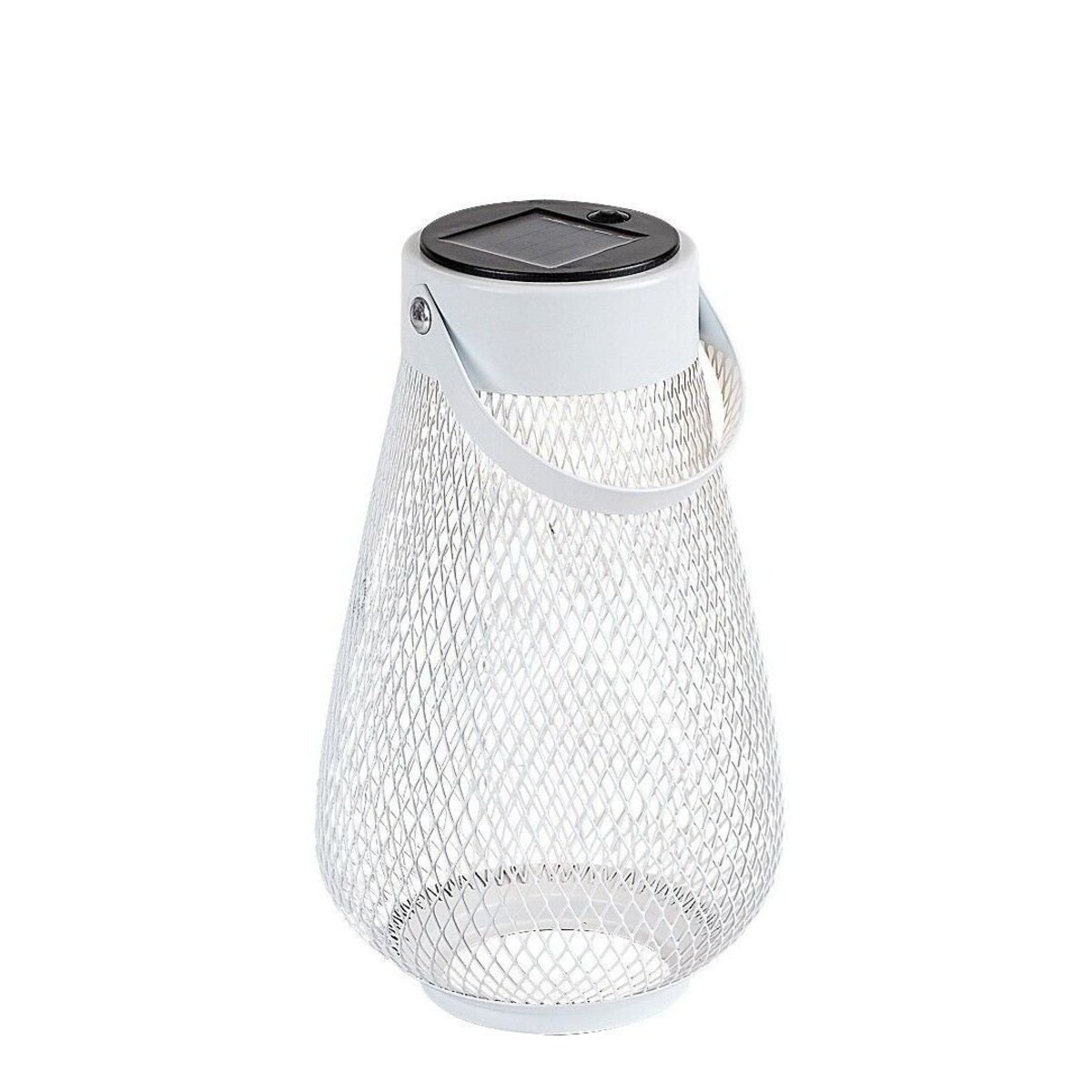 Lampa solarna LED zewnętrzna przenośna Rabalux TAPOLCA 77176 biała 3000K IP44 taras ogród 22 cm