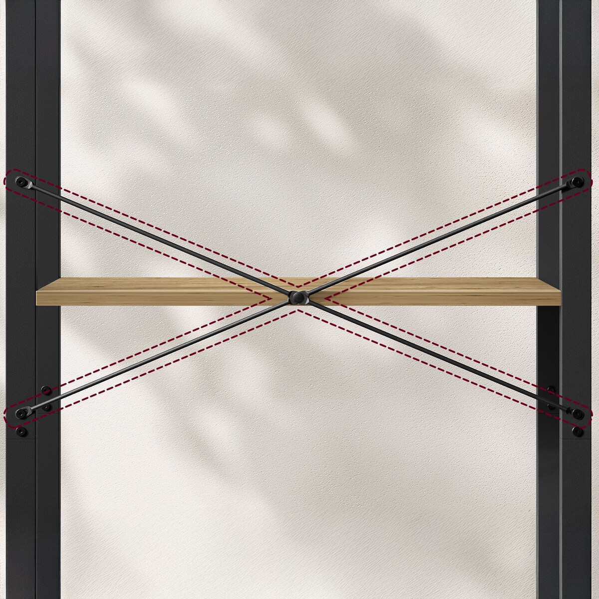 Regał drabinkowy Artisan, organizacyjny na książki, nowoczesny design