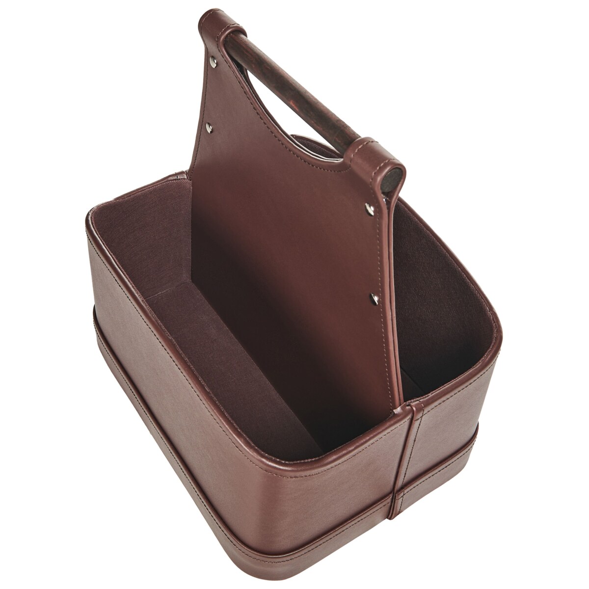 Kosz ekoskóra brązowy URUK