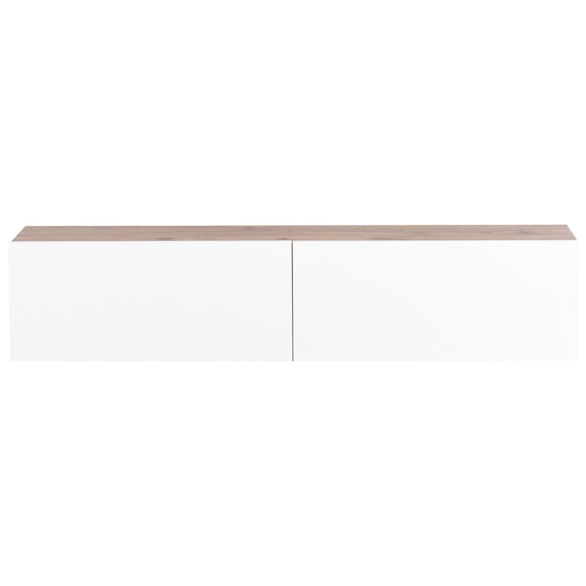 Wisząca szafka RTV GLADSTONE Brązowy/ biały