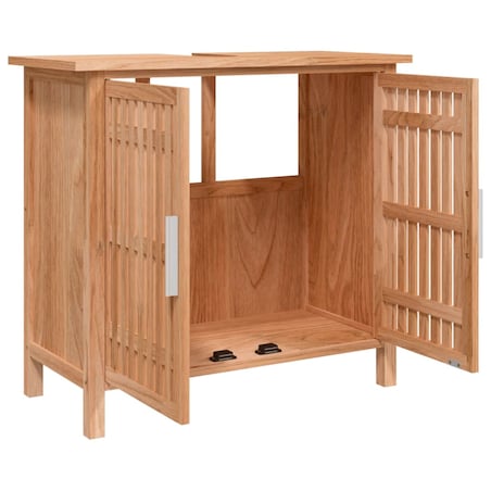 vidaXL Szafka pod umywalkę, 66x29x61,5 cm, drewno z orzecha włoskiego