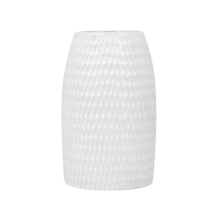 Wazon dekoracyjny ceramiczny biały LINZI