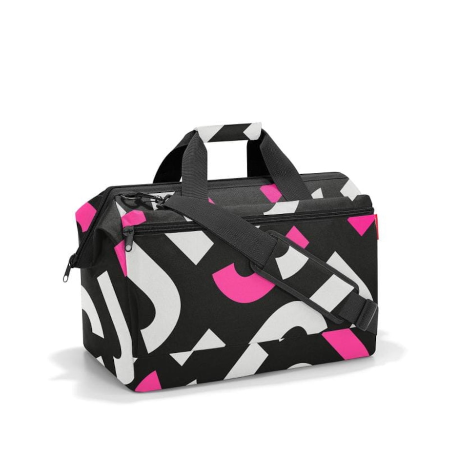 Torba allrounder L pocket signature bold pink