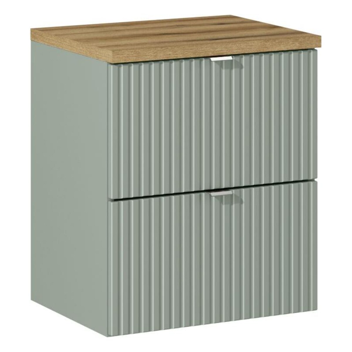 Szafka pod umywalkę 50 cm z blatem - Z szufladami - Reed Green