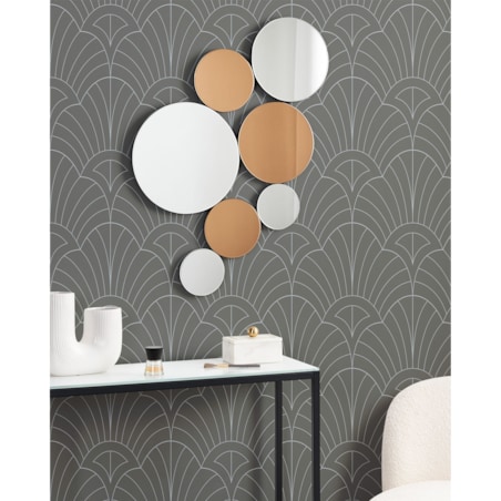 Lustro ścienne LAXOU Miedziany