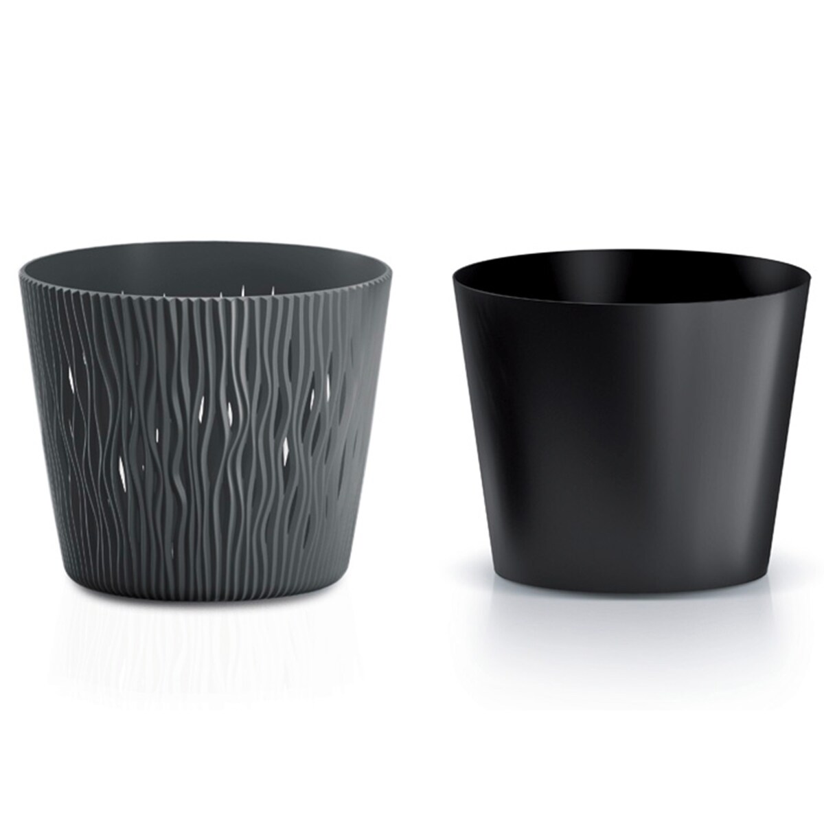 Doniczka Z Wkładem Osłonka Sandy Round 12,8 Cm