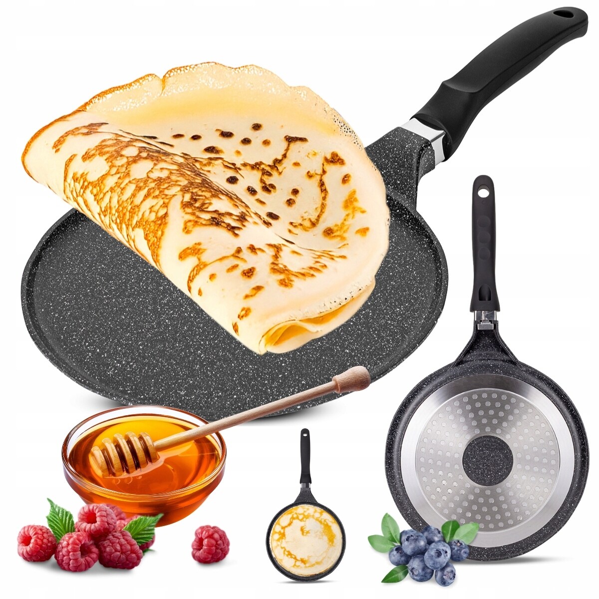 Patelnia naleśnikowa do pancakes na naleśniki 28cm KAMILLE