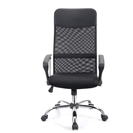 ERGONOMICZNY FOTEL OBROTOWY W KOLORZE CZARNYM