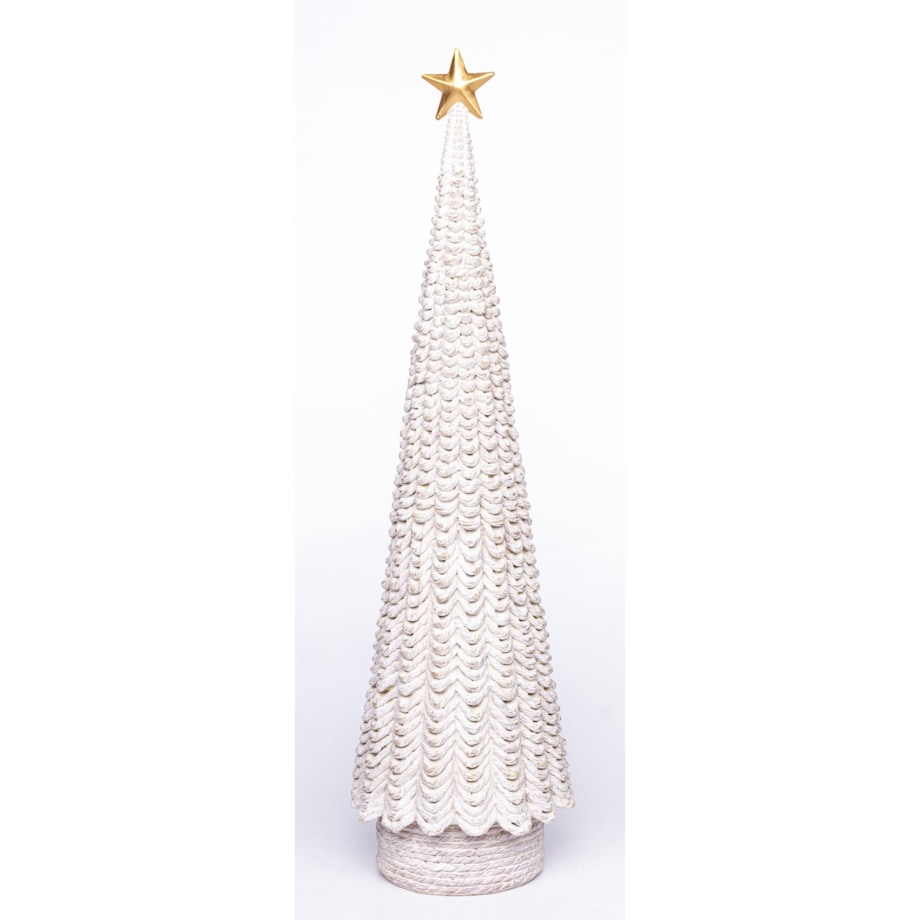 Choinka 35x10x10 cm biała LEDDE