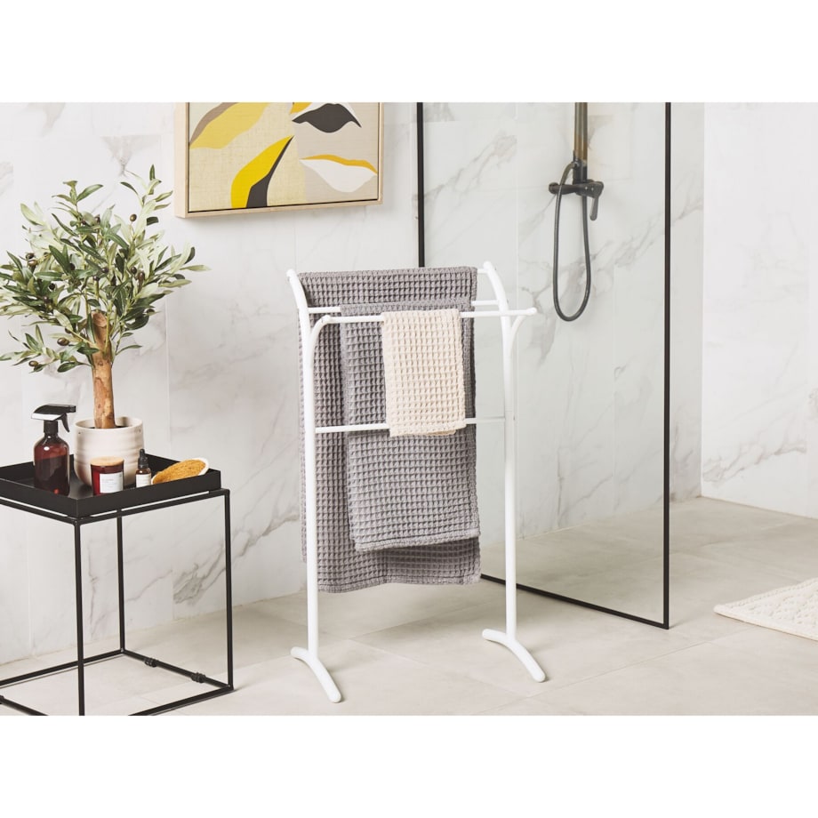 Stojak na ręczniki 51 x 91 cm biały YOPAL