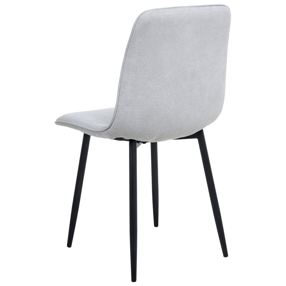 Zestaw 4 krzeseł do jadalni TUSCOLA Jasnoszary